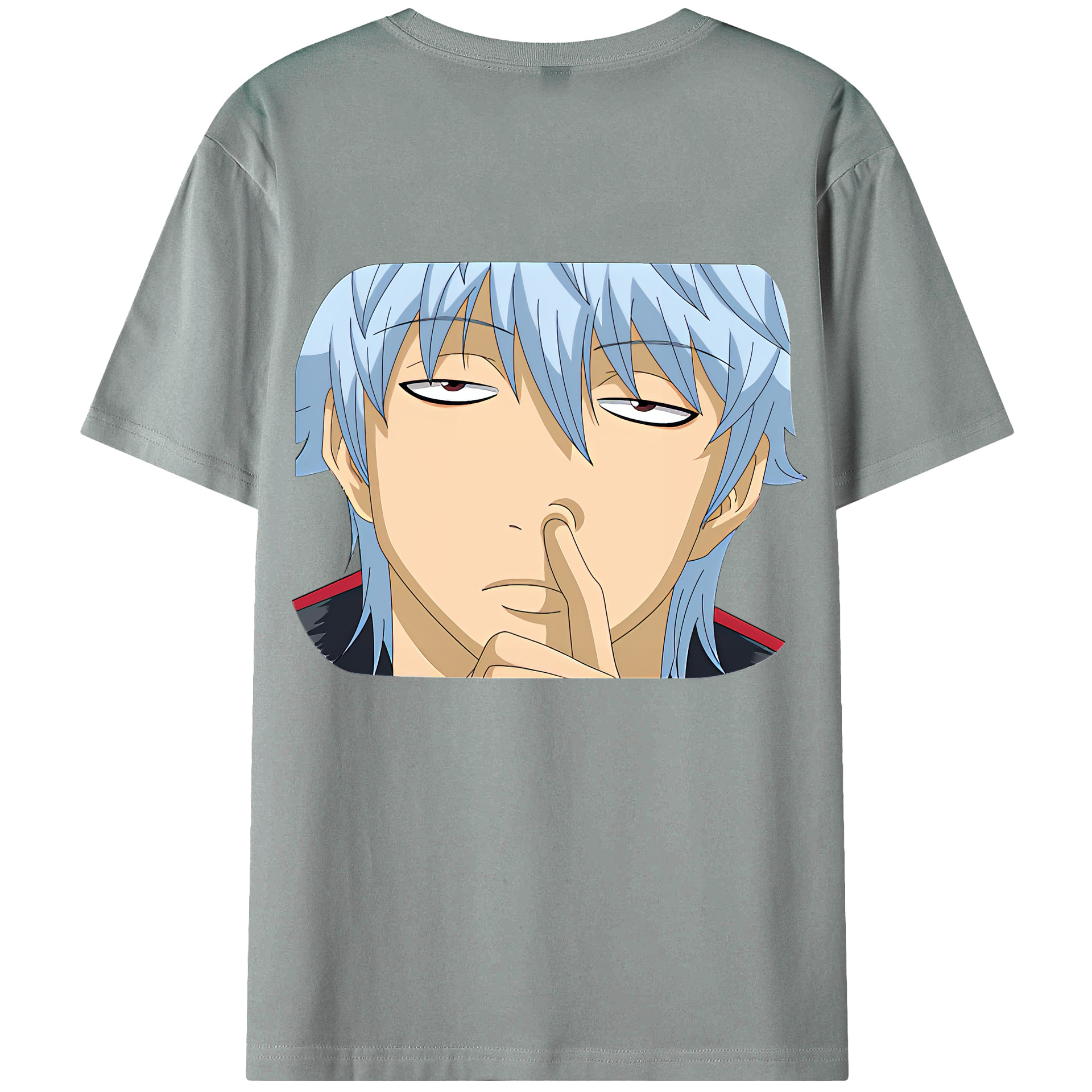 （画像用） ぎんたま 坂田銀時（さかたぎんとき） 神楽 志村新八（しむら しんぱち） GINTAMA Sakata Gintoki Kagura Shimura Shinpachi 綿100％ メンズ半袖Tシャツ（バックプリント） 通気性